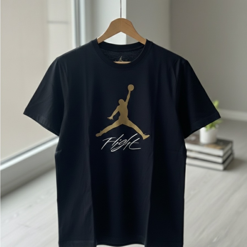 Black and Gold Air Jordan T-Shirt